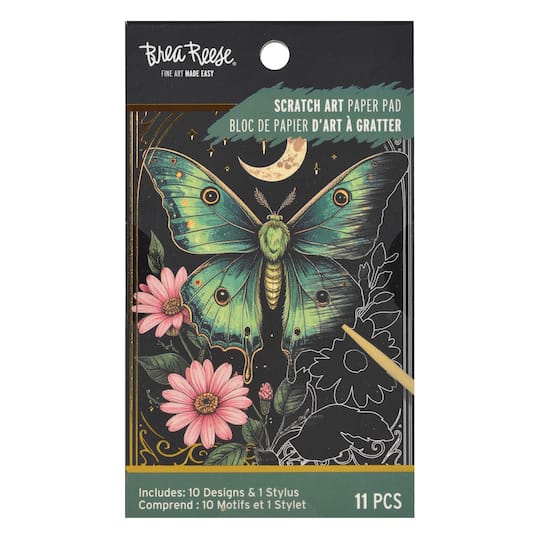 Brea Reese® Mini Moonlit Field Scratch Art Paper Pad